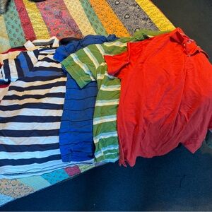Men’s Xxl polo lot Faded Cactus Nautica Izod Chaps